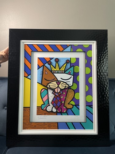 Romero Britto &ldquo;Prince&rdquo; Mixed Media Signed and Numbered in Pencil with COA
