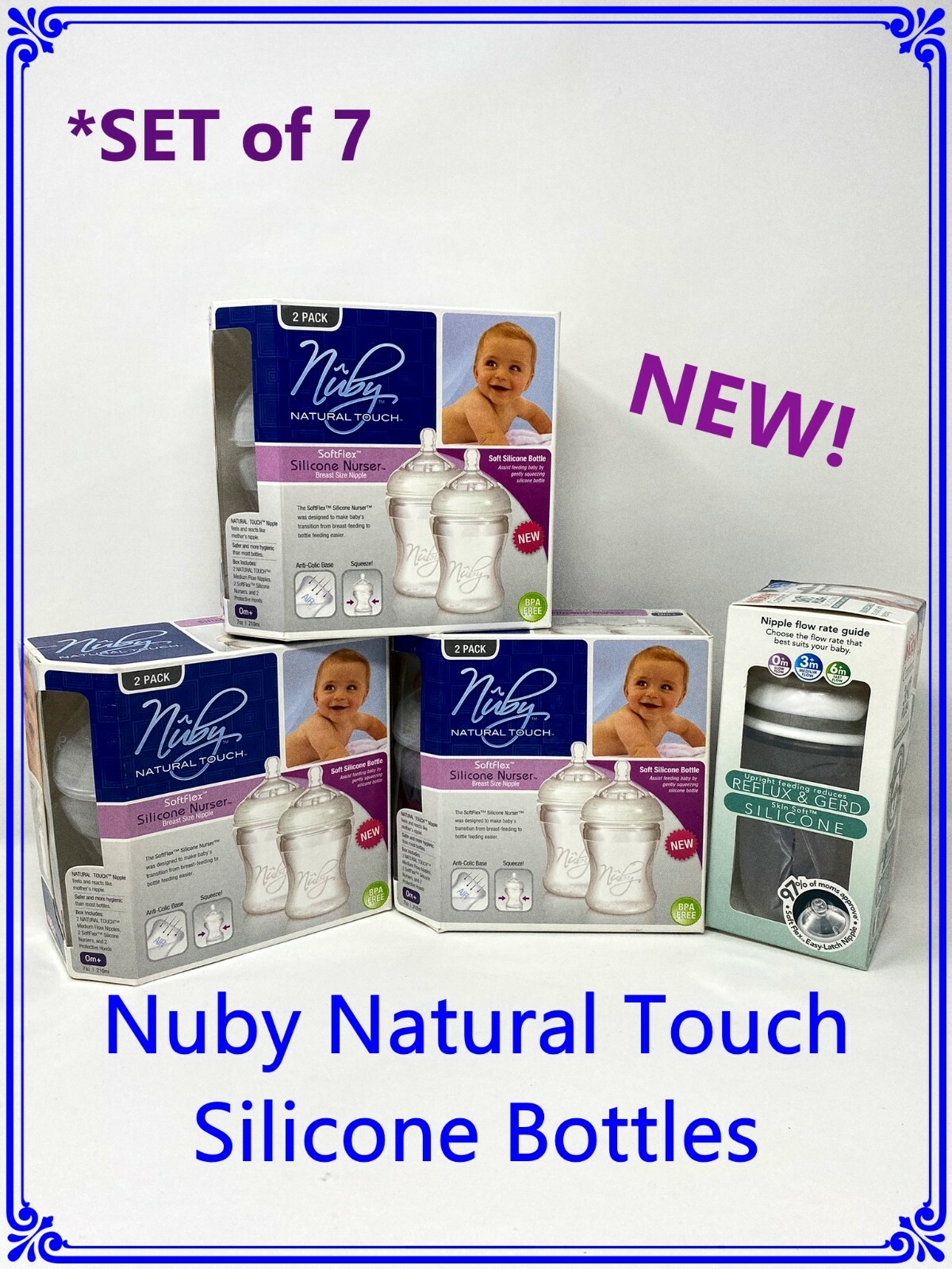 & Nuby Comfort 360 Plus *set Of 7! 👶🏻