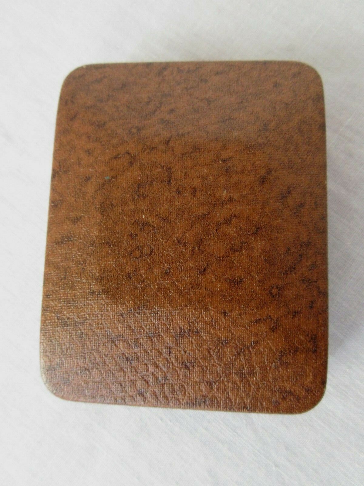 Vintage Men's Metal Key Holder Keeper Hinged Case Box 6 Keys Excellent Condition