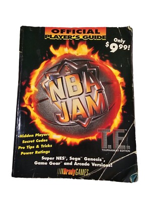 Vintage 1995 Nba Jam Tournament Edition Official Player's Guide By Bradygames 