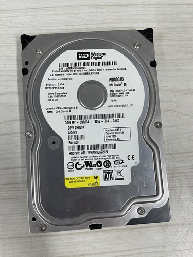 WESTERNDIGITAL WD800JD 3.5インチHDD 80GB SATA中古 Amazon | WESTERNDIGITAL WD800JD 3.5インチHDD 80GB SATA【中古