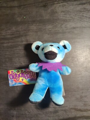 Vintage Grateful Dead Bear Plush Bean Bag Daydream w/ Tag Liquid Blue..