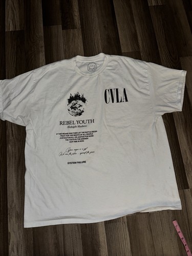 XL WHCHALLENGER　L/S CHECKER TEE　WHITE XL WHCHALLENGER L/S CHECKER TEE WHITE Printed cotton jersey