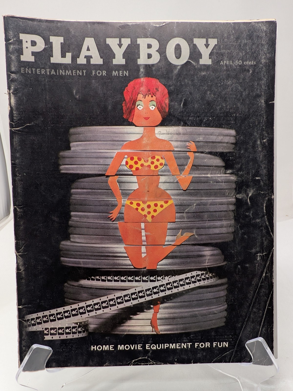 Playboy Magazine April 1960 🔥 PM Linda Gamble 🔥 Dalton Trumbo 🔥 D