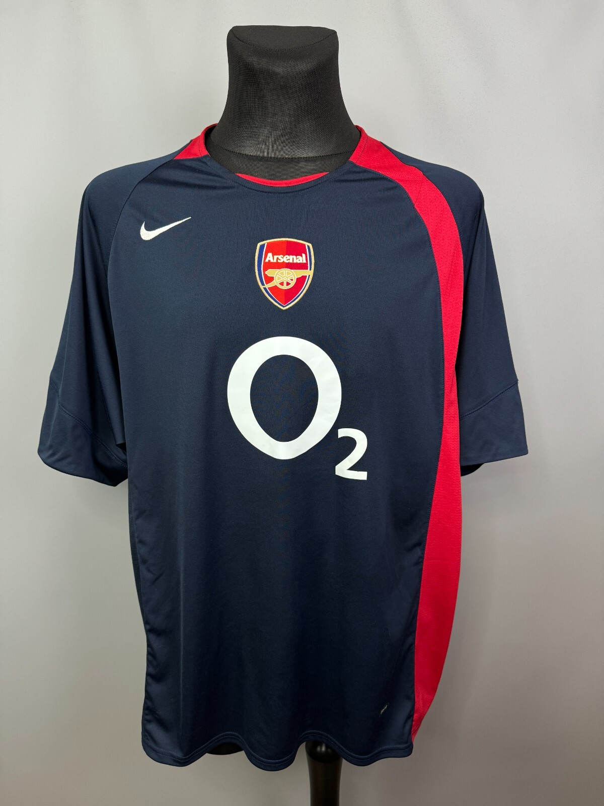 ARSENAL 2003 2004 TRAINING SHIRT FOOTBALL SOCCER JERSEY NIKE