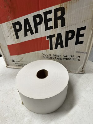 1 Roll 3'' x 600' Central Water Activated Sealing Paper Packaging Tape USA - NEW
