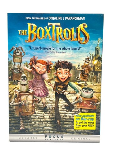The Boxtrolls - Movie DVD By Simon Pegg, Elle Fanning, Toni