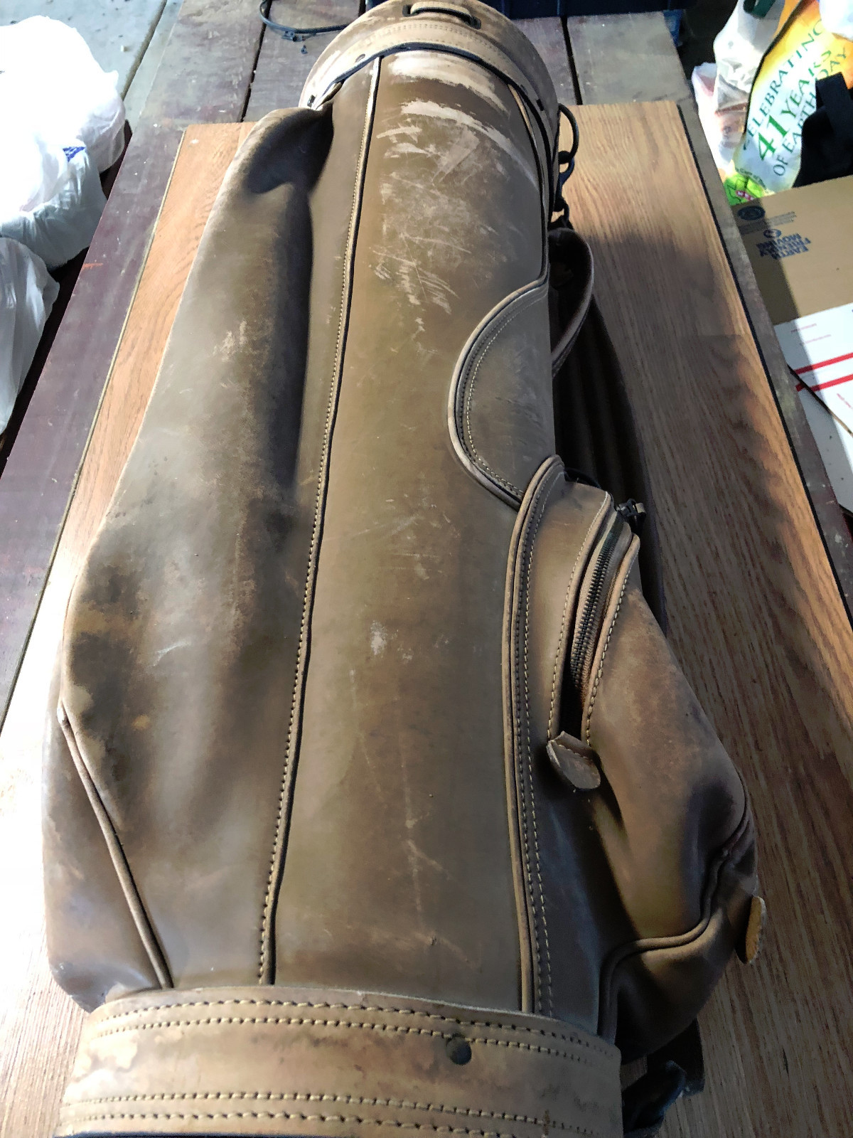 Ghurka Marley Hodgson #91 Eagle Solid Leather Golf Bag