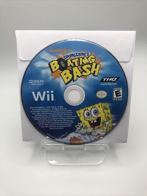SpongeBob's Boating Bash (Nintendo Wii, 2010) DISC ONLY RESURFACED