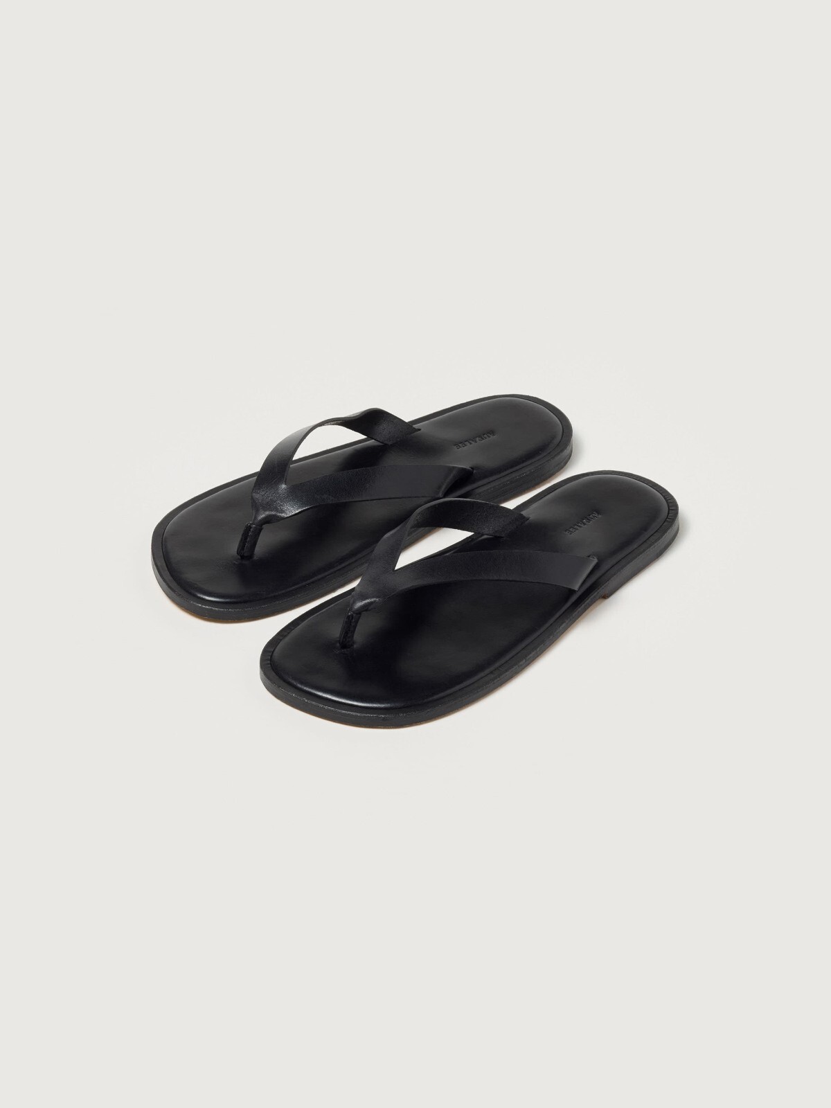 新品未使用裏張り済み　AURALEE leather tong sandals ASK availability First)AURALEE LEATHER TONG SANDALS new | eBay