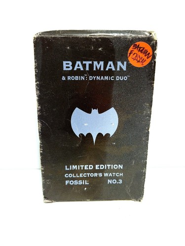 バットマン BATMAN FOSSIL NO.3 LIMITED EDITION Limited Edition Batman No. 3 Fossil Watch - W/ Certificate