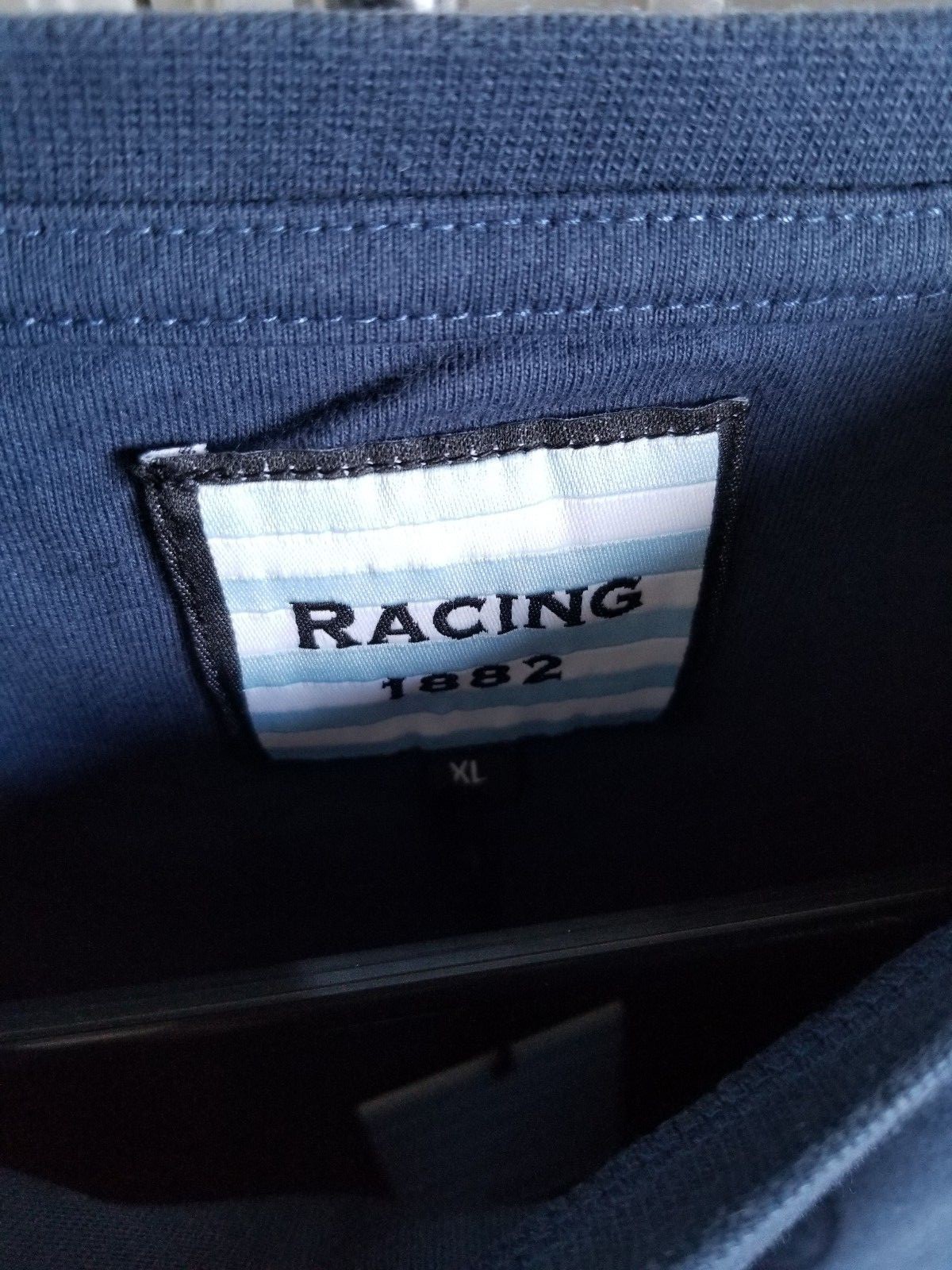 Men's Racing 1882 Rugby T-Shirt Blue Size XL NWT