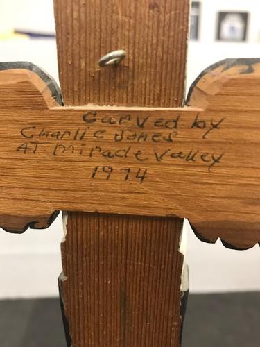 Northwest Coast First Nations native Carving Art Totem 1974 Charlie Jones 14”+