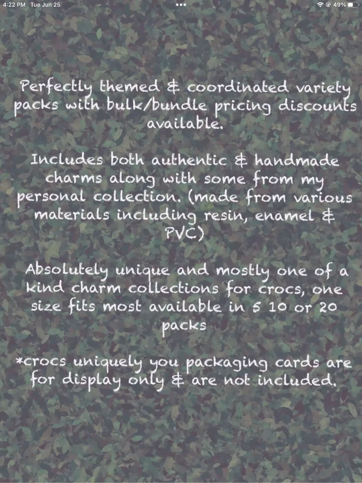 Crocs Handmade jibbitz witch potion Bottle snake moth shoe charms set 4