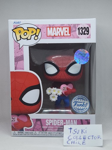 Funko Pop Spider-Man with Flowers Valentine's Day #1329