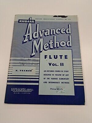 Rubank Advanced Method FLUTE Vol II Various Elementary/ Intermediate H. Voxman