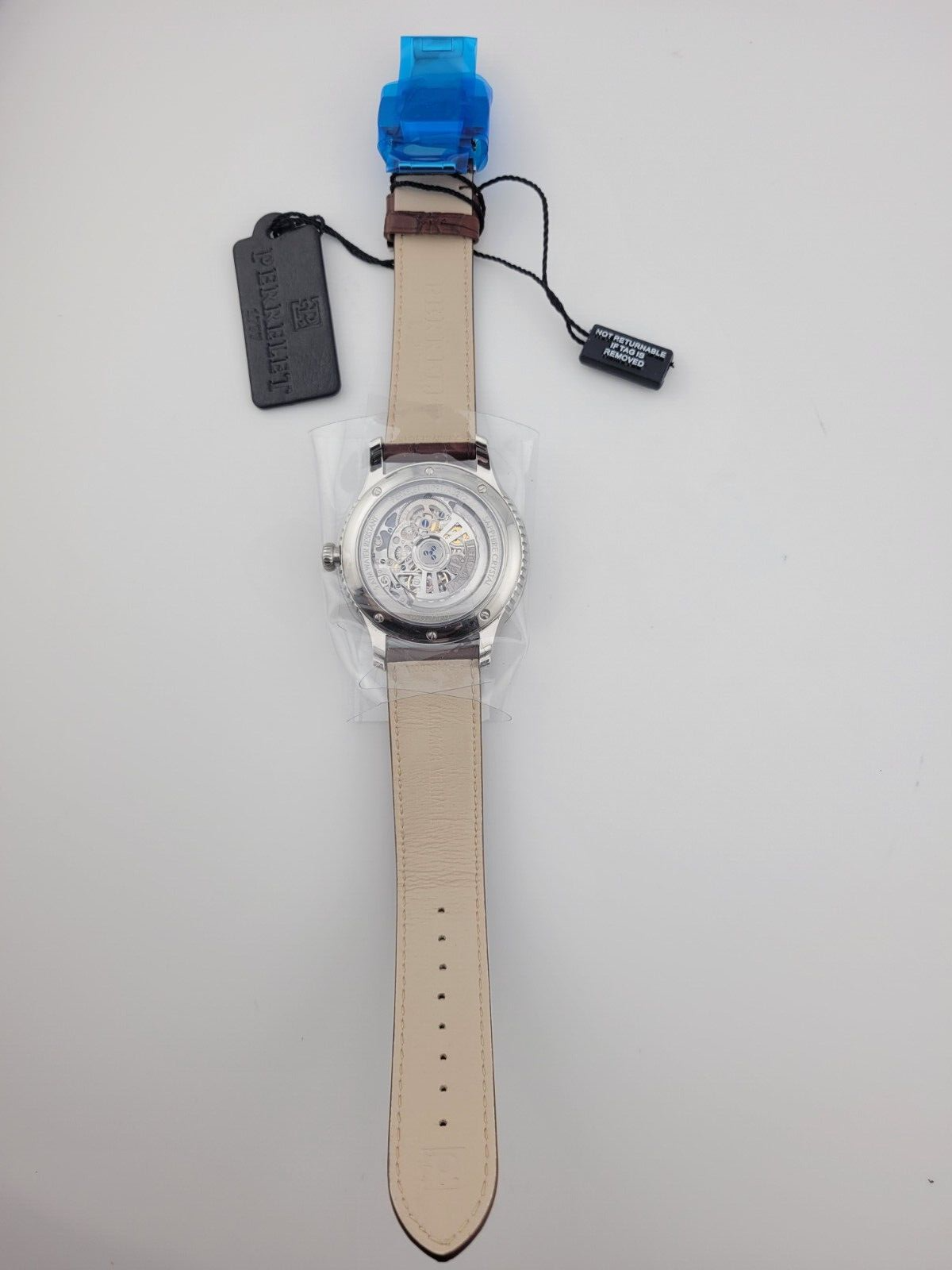 Pre-owned Perrelet First Class Double Rotor Skeleton A1091/1 & A1090/4