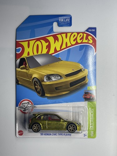 ミニカー Hot Wheels Honda Civic TYPE R EK9 1/43 Amazon.com: Hot Wheels 2022 - '99 Honda Civic Type R [EK9