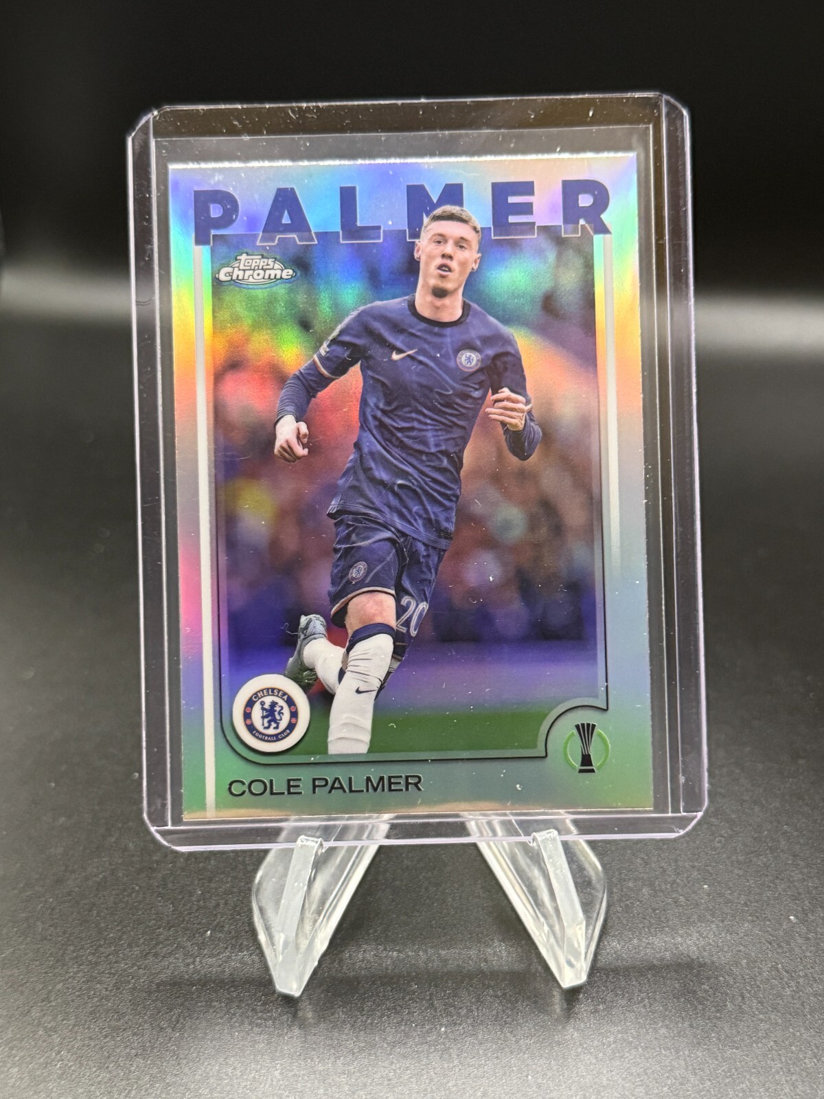 2024-25 Topps Chrome UEFA #32 Cole Palmer Refractor Chelsea