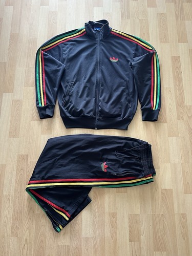 Adidas rasta tracksuit bottoms hotsell