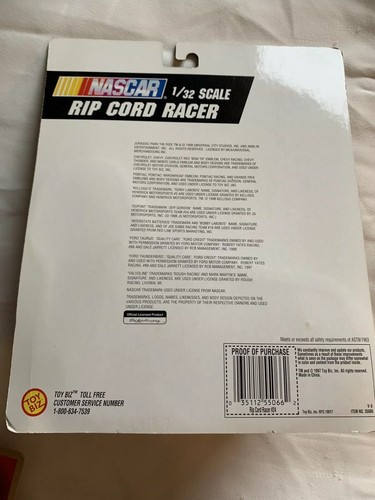 Nascar Vintage Collectibles Rip Cord Racer Jeff Gordon Dupont Racing