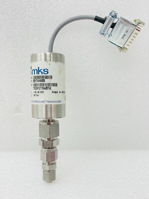 MKS 722B12TBA2FK Pressure Transducer, 100 TORR, +13-32 VDC / Used - Healthy