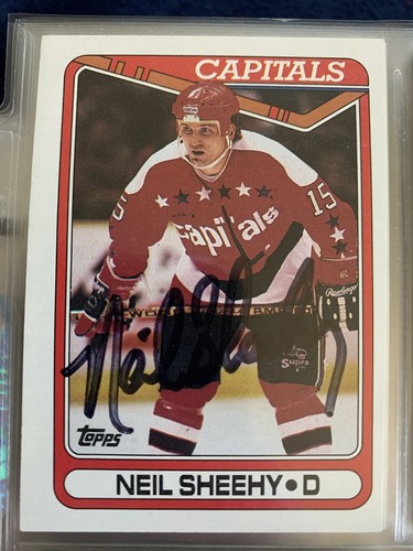 法政大学 石田旭昇 直筆ネーム入り 3 Neil Sheehy hockey cards. 1 card autographed | eBay
