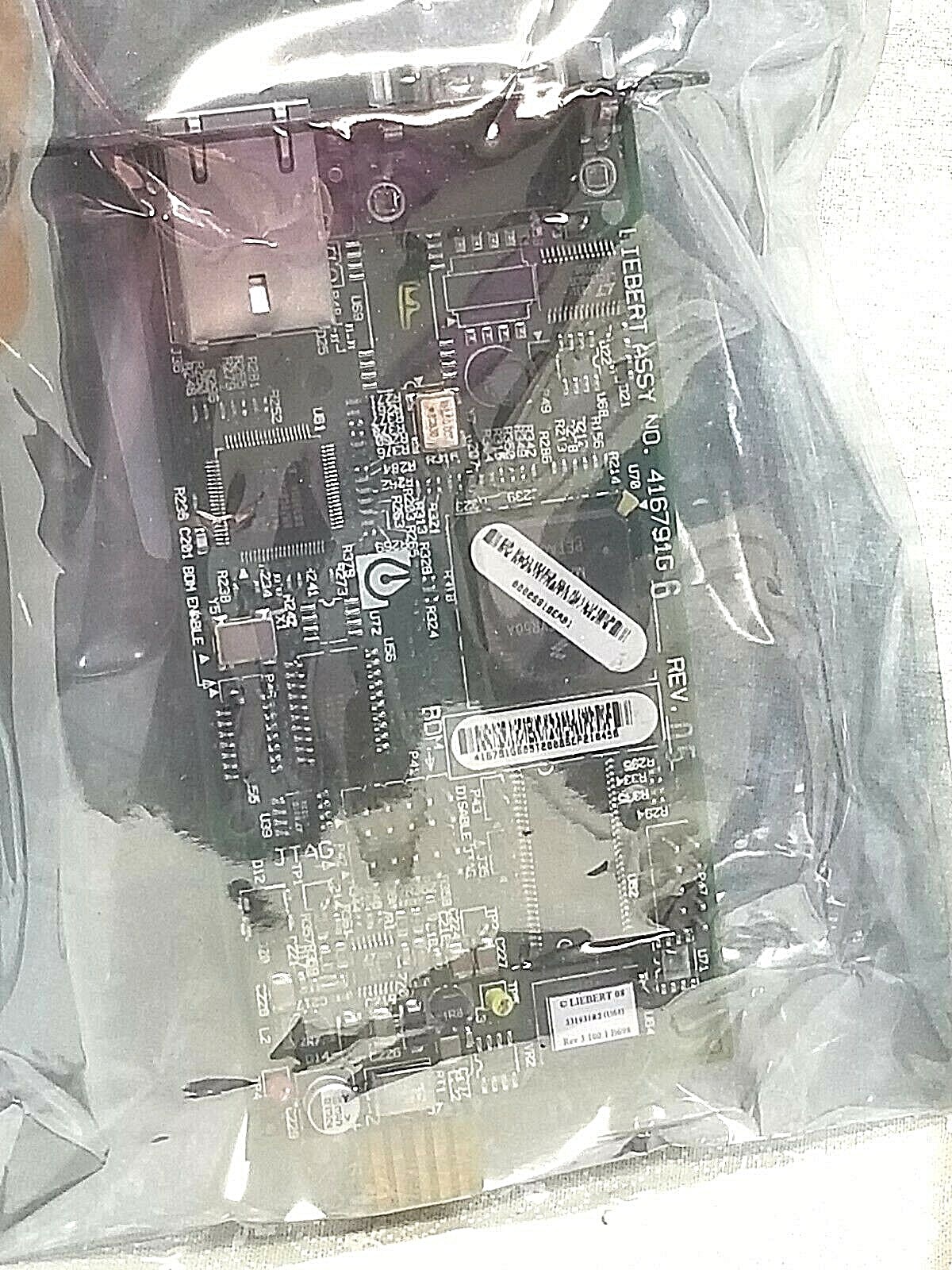 Pair (2) Liebert Emerson IS-Webcard Intellislot H1D6 Web Card 416791G I2