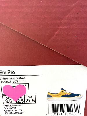 VANS Shoes Era Pro Prime Atlantic Yellow Green Suede Womens Sneaker VN0A347L0V1