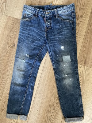 Dsquared2 Jeans Womens 38 W28 US 6 Skinny Leg Zip Fly Denim, Made In Italy