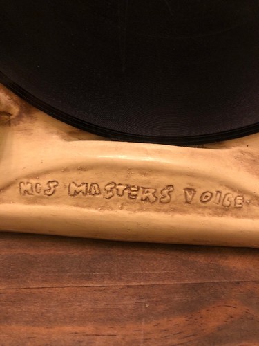 RCA VICTOR Record Holder Nipper Dog Phonograph Radio Statue Art Deco