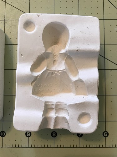 Duncan Young Baby Girl Child Ceramic Mold T11 Vintage 1975