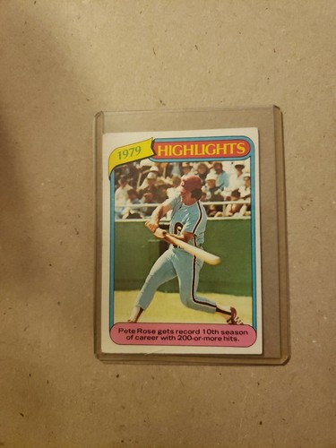1979 highlights Pete Rose baseball card | eBay
