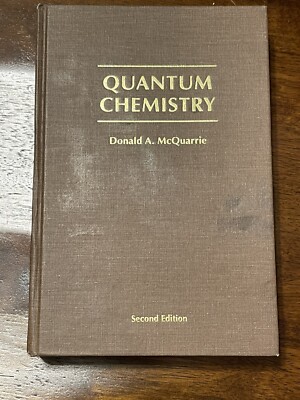 Quantum Chemistry, , Donald A. McQuarrie, Excellent, 2007-08-15,