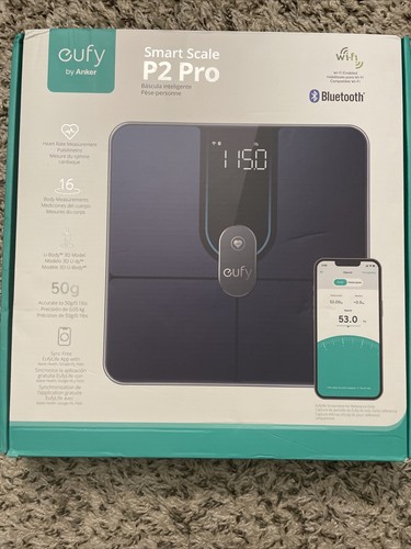 Anker - eufy Smart Scale P2 Pro - Black Anker - eufy Smart Scale P2 Pro - Black