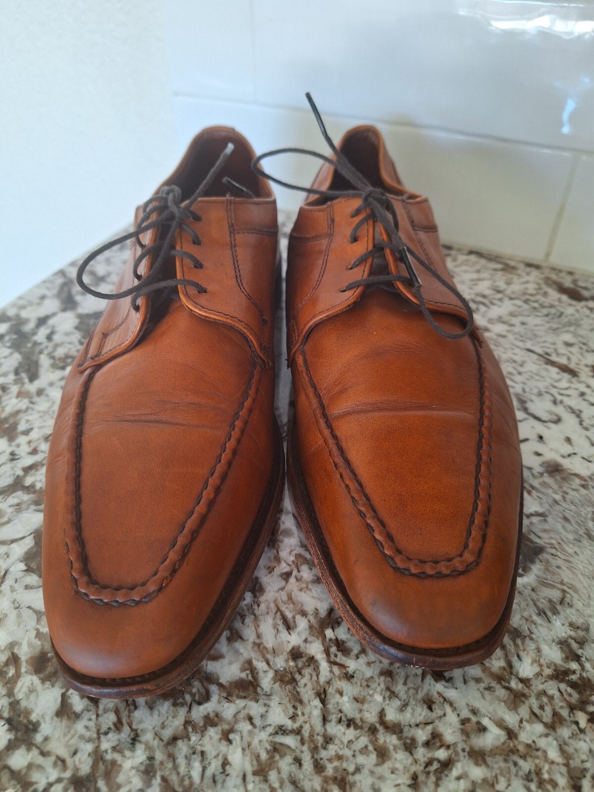 Allen‎ Edmonds Brown oxfords lace shoes size 9 Allen Edmonds Size 9 Powell Mens Shoes Dress Oxfords Brown  main image 4
