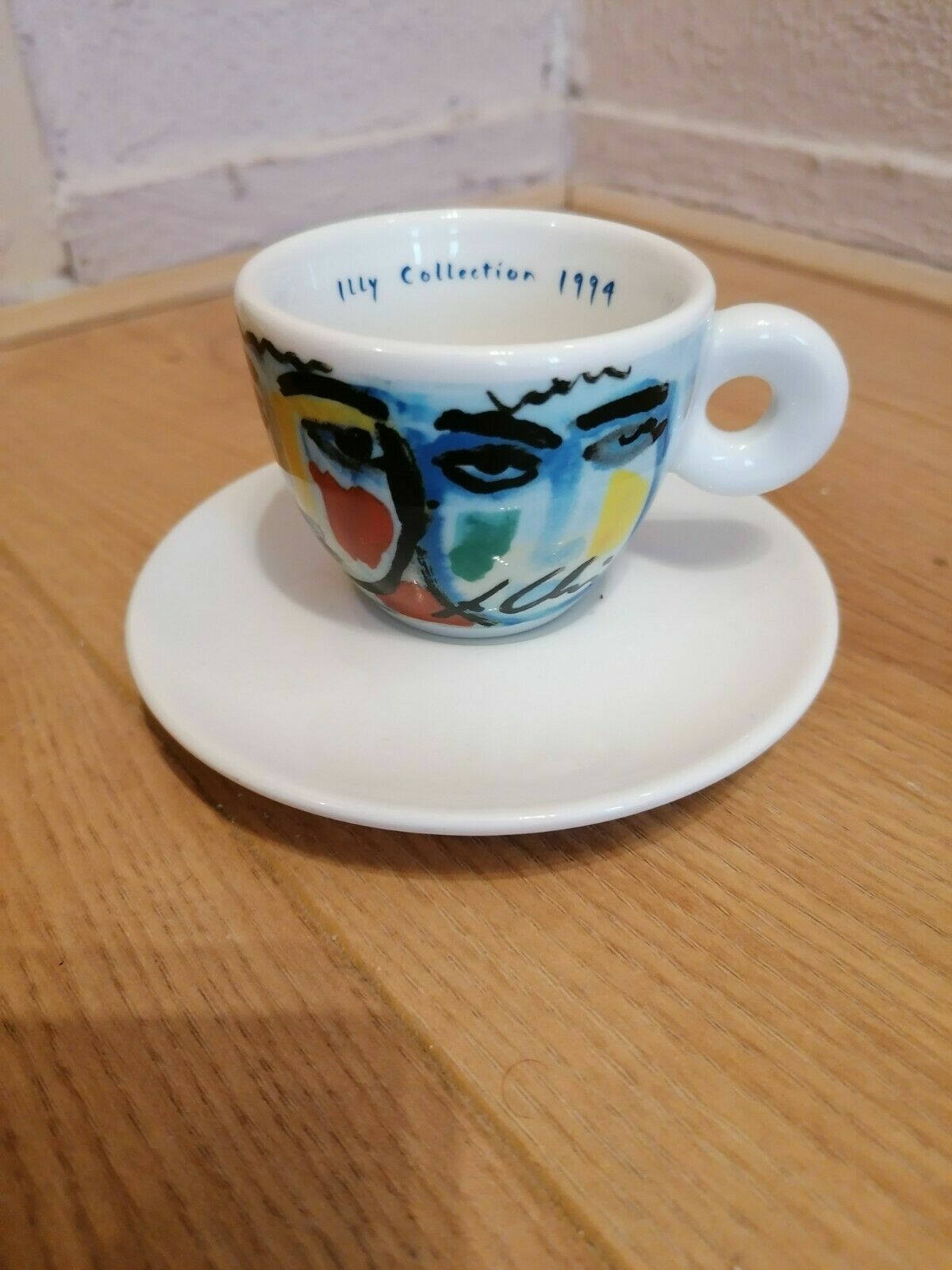 illy collection 1994 espresso facce italiane sandro chia cup