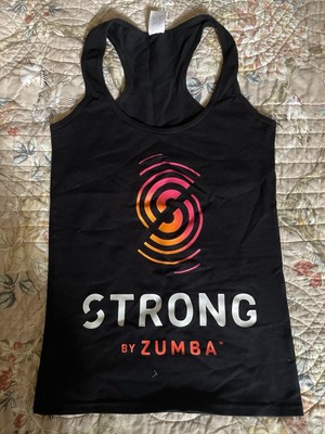 Strong by Zumba Wear Instructor Sleeveless Racerback Shirt Size SMALL