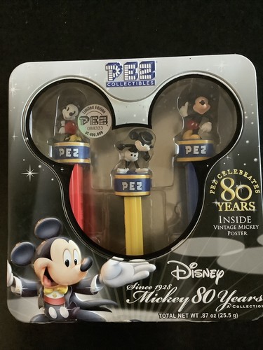 新品Disney Jumbo PEZ ミッキー Disney 100 Giant Mickey Mouse PEZ Candy Roll Dispenser