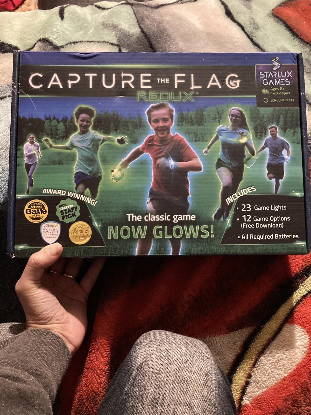 Redux: The Original Glow in The Dark Capture The Flag Game | Ages 8+ |  Outdoor Games for Kids and Teens | Birthday Gift | Party Games for Kids  8-12+ 