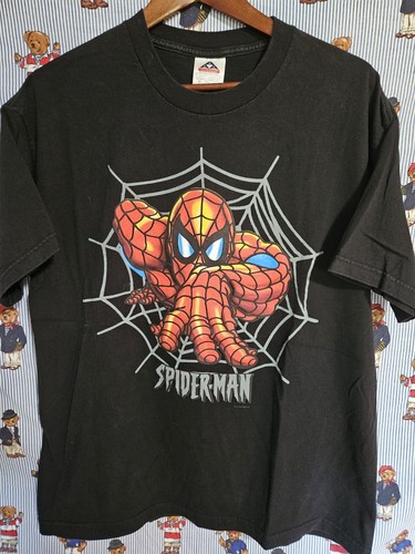 美品★MARVEL★Y2K★2002 アロハシャツ★アベンジャーズ★黒★M★半袖 美品☆MARVEL☆Y2K☆2002 アロハシャツ☆アベンジャーズ☆黒☆M