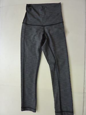 Lululemon XS Womens Wide Waistband Leggings Charcoal Gray C 60416 SIZE 2