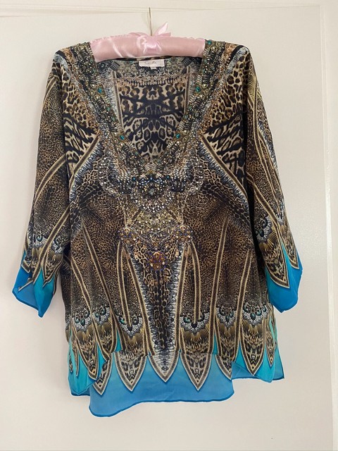 Camilla silk v neck oversized blouse | Tops & Blouses | Gumtree Australia Brisbane South East 