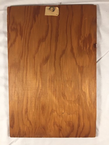 Vintage Mid Century Wood Old West Poem Plaque Prayer Wall Art