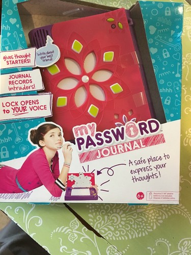 GIRL TECH PASSWORD JOURNAL ELECTRONIC DIARY VOICE ACTIVATED LOCK