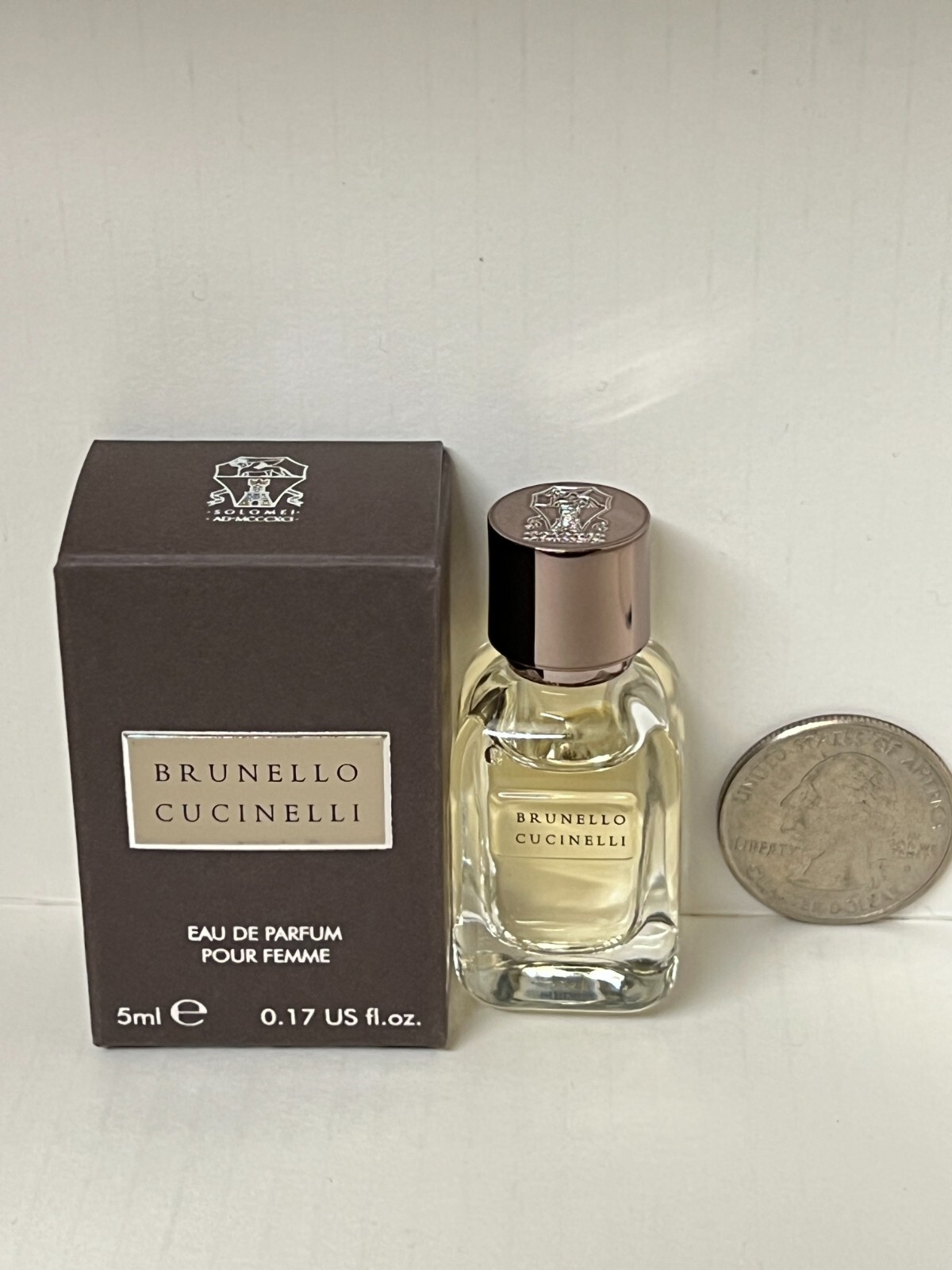 BRUNELLO CUCINELLI EAU DE PARFUM POUR FEMME TRAVEL DELUXE SIZE: 5ml NEW