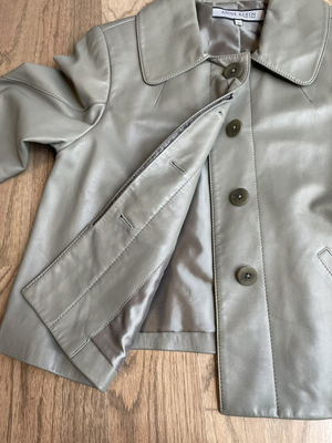 Anne klein cropped embroidered jacket new arrivals