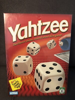 Yahtzee Parker Brother Classic Shake Score & Shout Dice Family Game Brand New