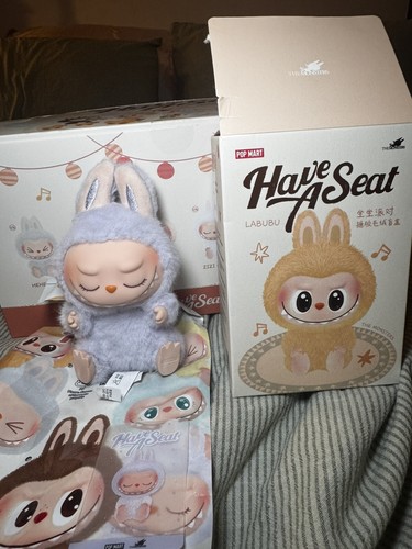 100% AUTHENTIC LABUBU HAVE A SEAT ZIZI POP MART THE MONSTERS