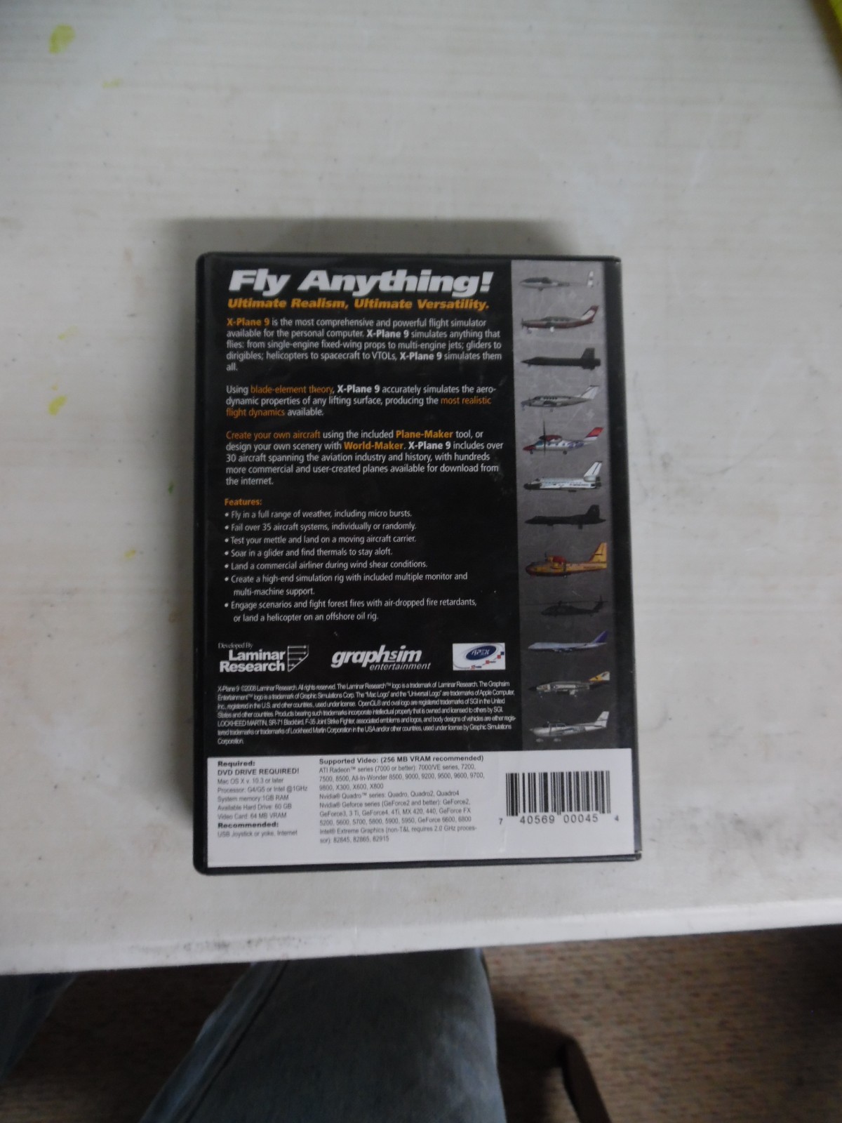 XPlane9 full DVD set